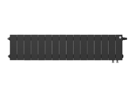 Биметаллический радиатор отопления Royal Thermo PianoForte 200 16 секций Noir Sable VDR