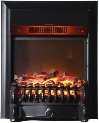 Каминокомплект Interflame Экстер темный дуб угловой с очагом Fobos FX M Black