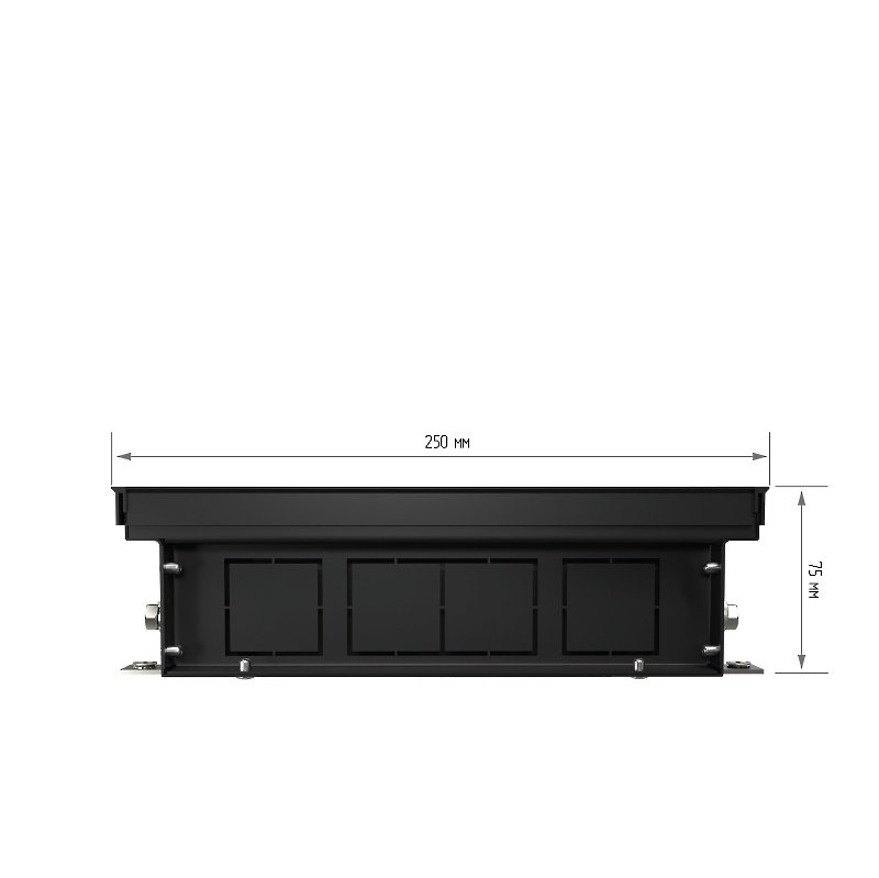 Внутрипольный конвектор Royal Thermo Atrium 75/250/1500-DG-U-AU