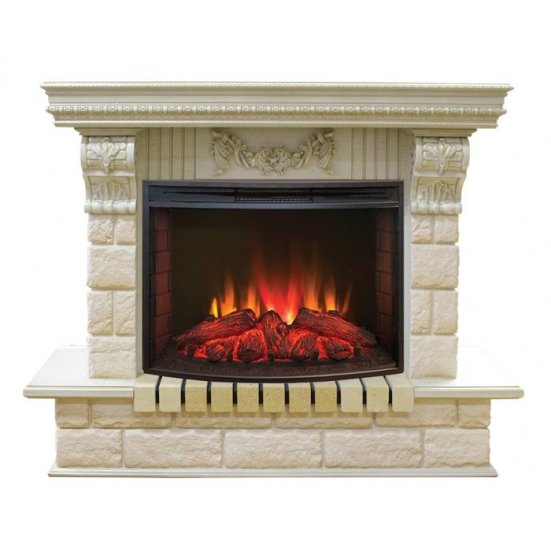 Каминокомплект RealFlame Gracia 25&#039;5/24 WT с очагом Evrika 25,5 LED