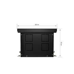 Внутрипольный конвектор Royal Thermo Atrium 150/200/1500-DG-U-BL