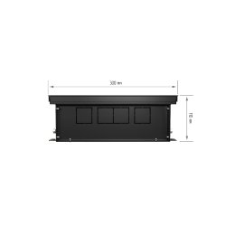 Внутрипольный конвектор Royal Thermo Atrium 110/300/2900-DG-U-DB