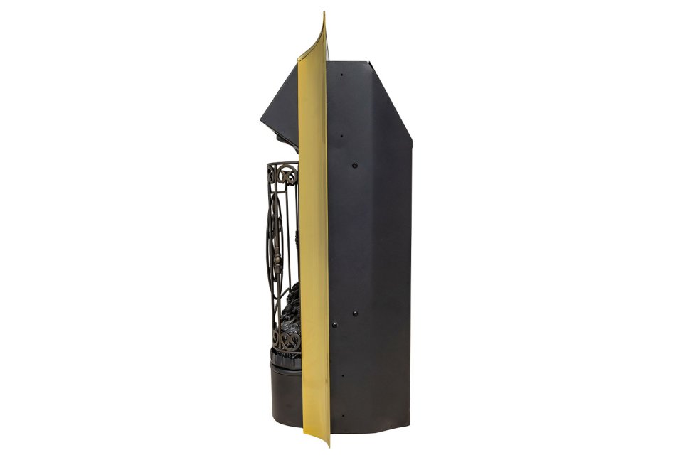 Каминокомплект Royal Flame California STD CRM (Разборный) с очагом Majestic FX M Brass санд грей