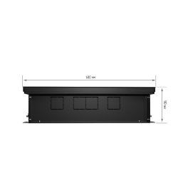 Внутрипольный конвектор Royal Thermo Atrium 110/400/2500-DG-U-BL