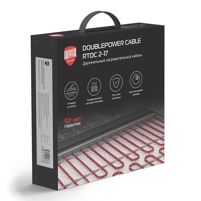 Комплект теплого пола Royal Thermo Doublepower Cable RTDC 2-17-600