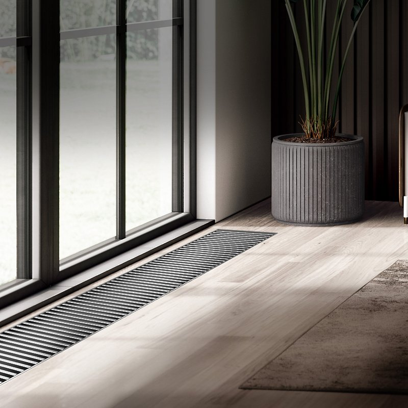 Внутрипольный конвектор Royal Thermo Atrium 190/300/2900-DG-U-NA
