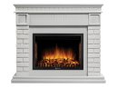 Каминокомплект Firelight Bricks 25 с очагом Electrolux EFP/P-2520LS камень белый/белая эмаль